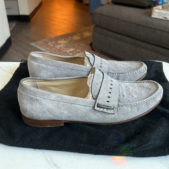 Alessandro Dell’ Acqua grey Suede Loafers (41/8) - Picture 2 of 5